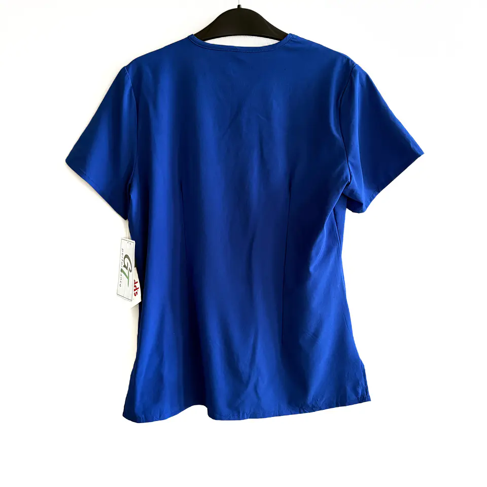 Talla M Scrub mujer azul rey elasticado NUEVO  2
