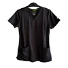 Talla XS Scrub mujer negro elasticado $8000