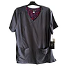 Talla XL Scrub mujer gris elasticado Koi NUEVO $10.000
