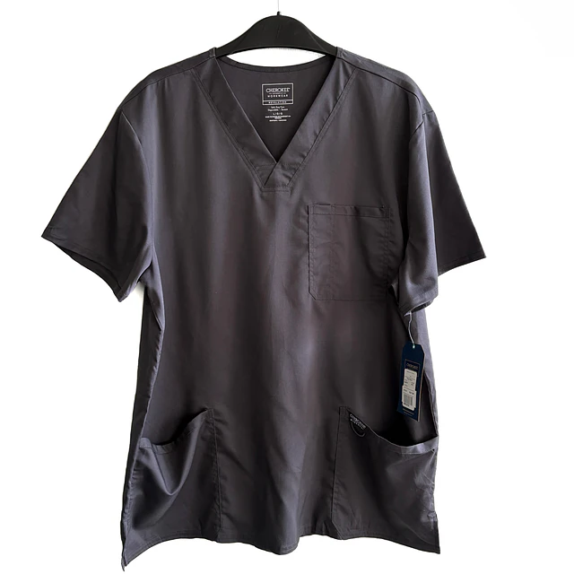 Talla L Scrub hombre gris elasticado Cherokee NUEVO $10.000
