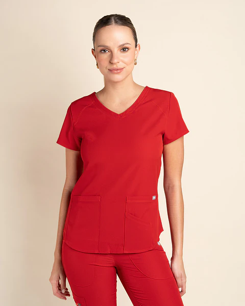 TOP MUJER WONDER ROJO 