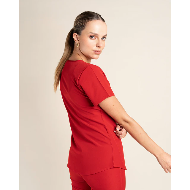 TOP MUJER WONDER ROJO 