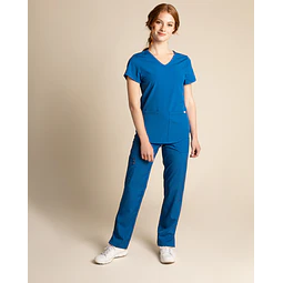 TOP MUJER WONDER AZUL REY