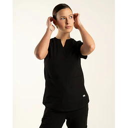 TOP MUJER COMFORT NEGRO
