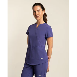 TOP MUJER COMFORT MORADO
