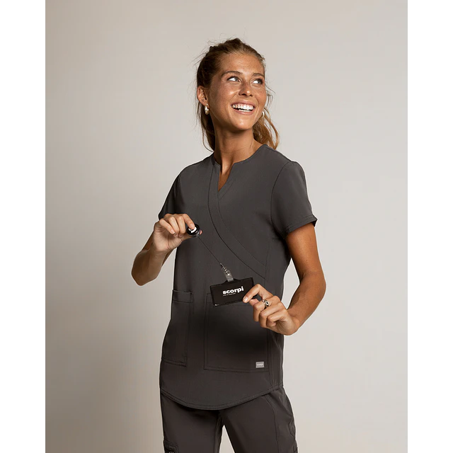 TOP MUJER COMFORT GRIS
