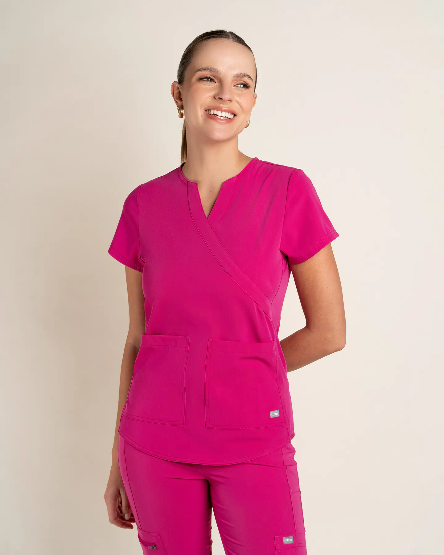 TOP MUJER COMFORT FUCSIA 1