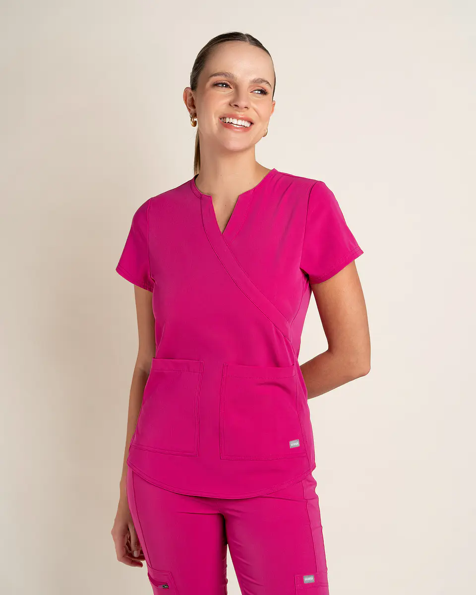 TOP MUJER COMFORT FUCSIA 1