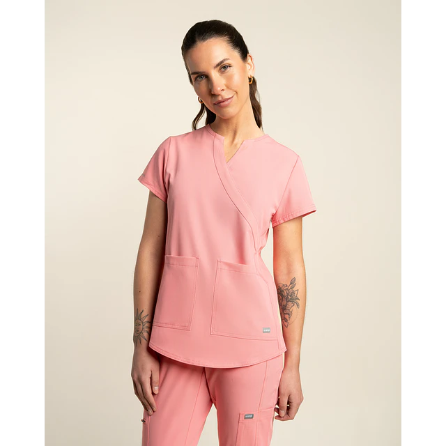 TOP MUJER COMFORT CORAL