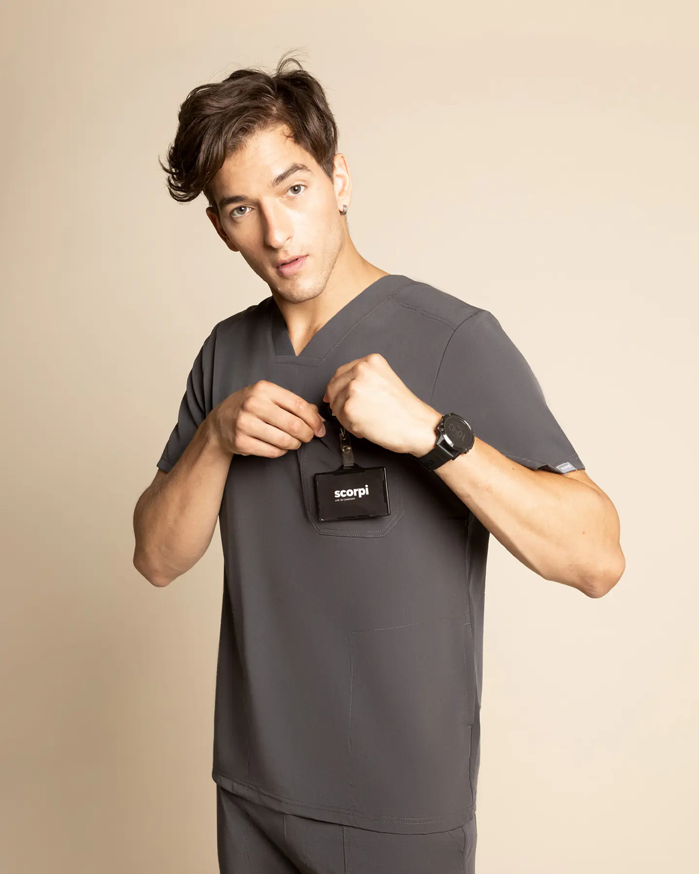 TOP HOMBRE COMFORT GRIS 1