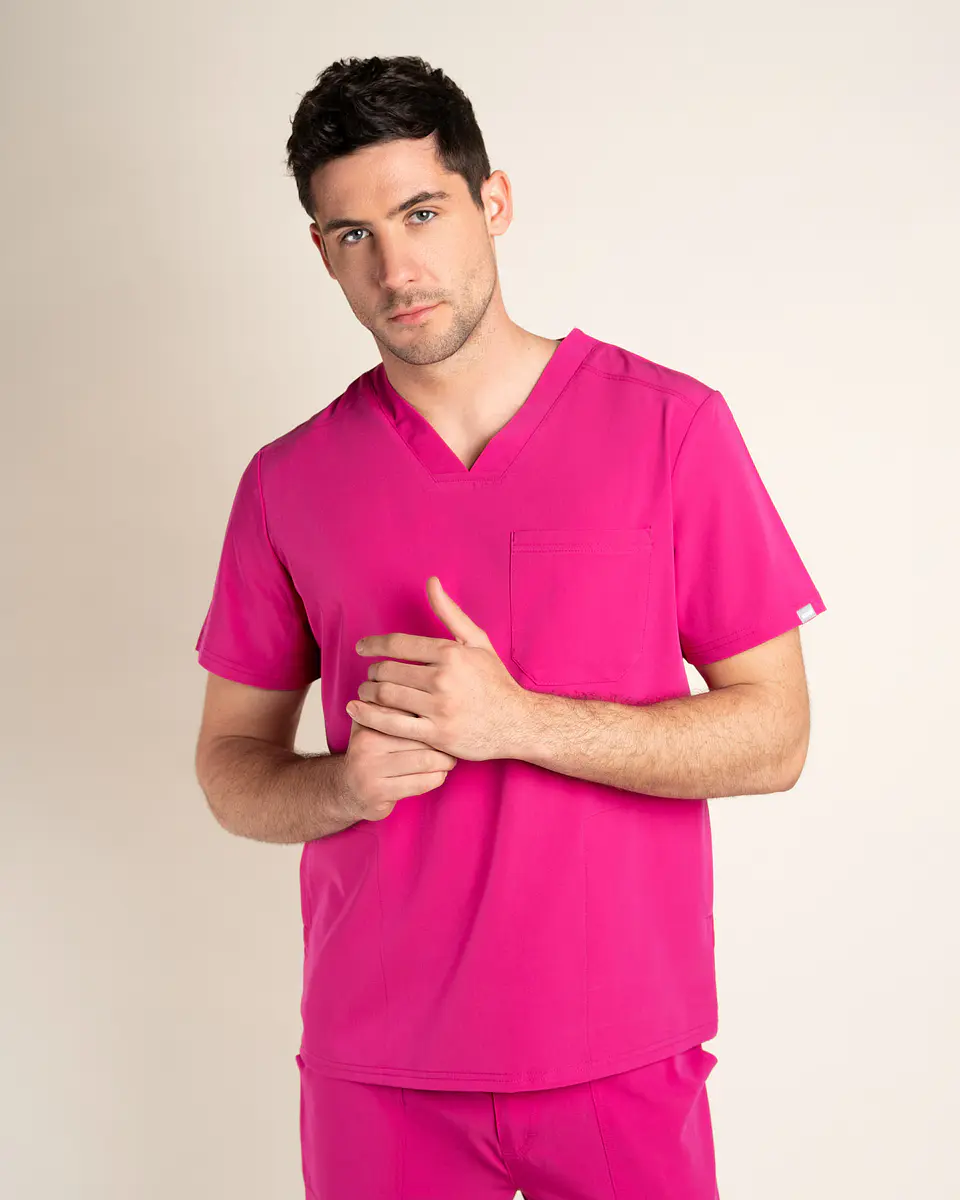 TOP HOMBRE COMFORT FUCSIA 1