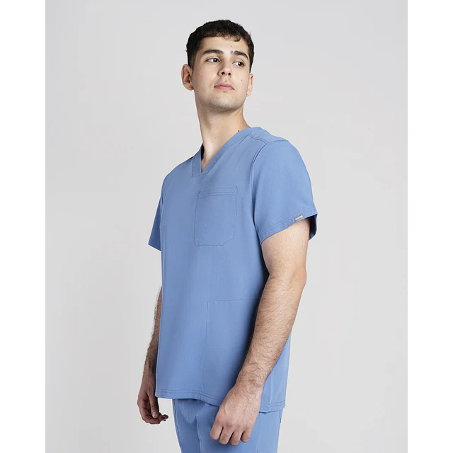 TOP HOMBRE COMFORT CELESTE