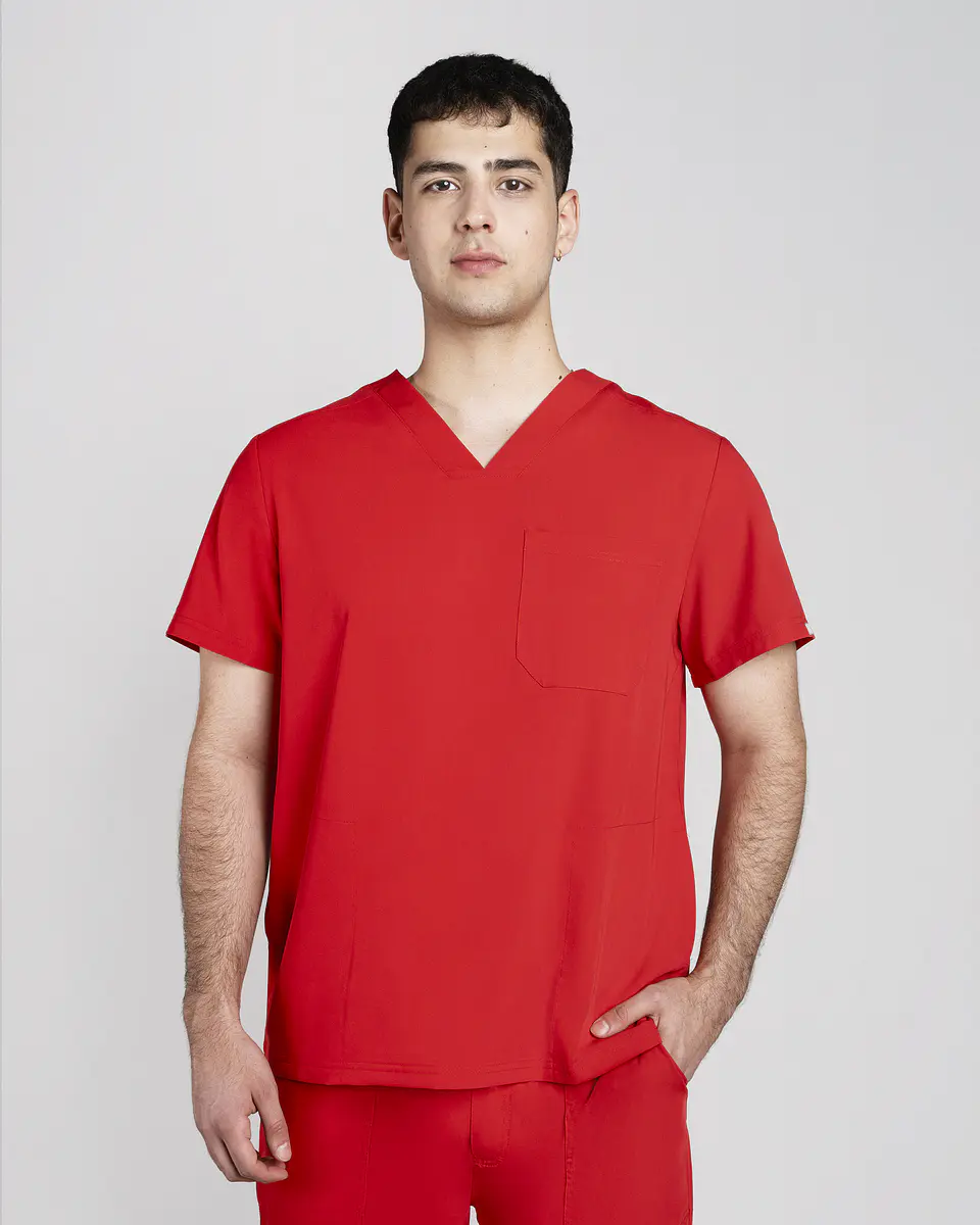 TOP HOMBRE COMFORT ROJO 1