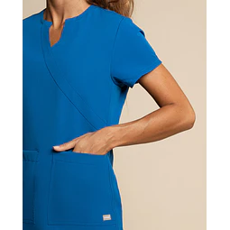 TOP MUJER COMFORT AZUL REY