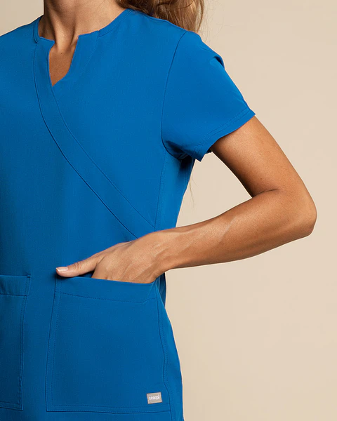 TOP MUJER COMFORT AZUL REY