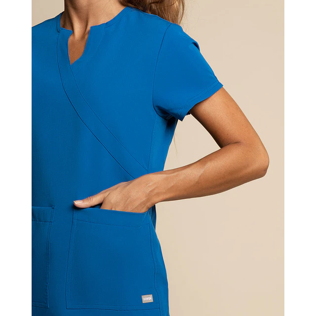 TOP MUJER COMFORT AZUL REY