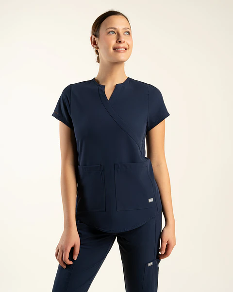 TOP MUJER COMFORT AZUL MARINO