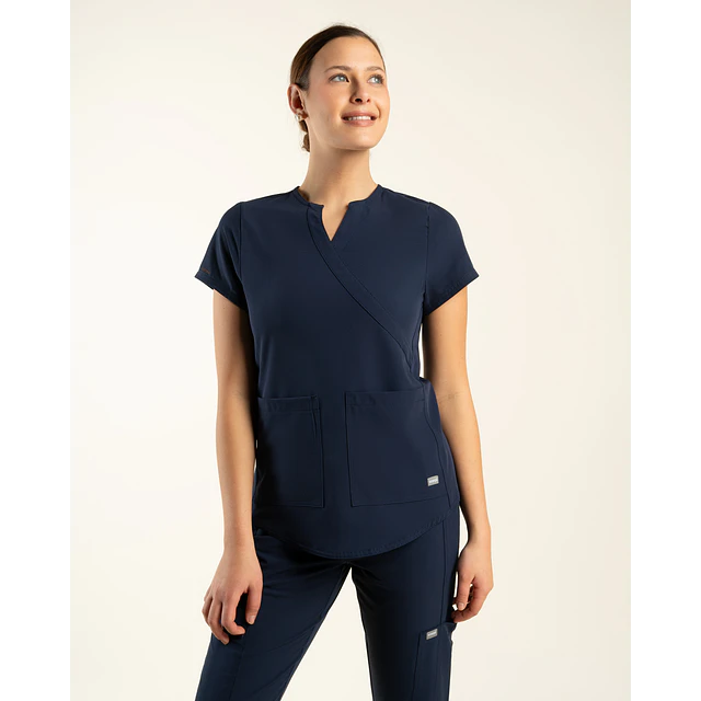TOP MUJER COMFORT AZUL MARINO