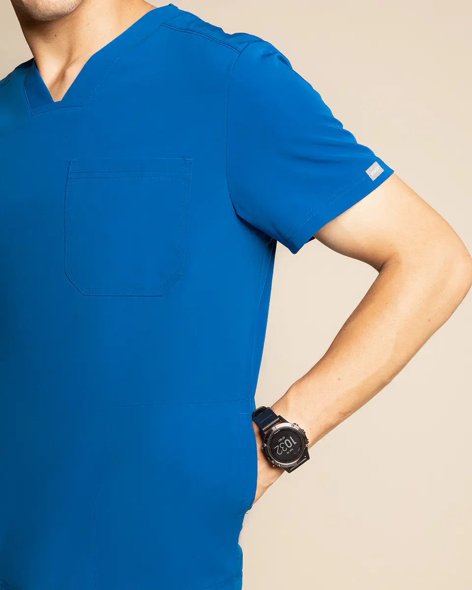 TOP HOMBRE COMFORT AZUL REY 1