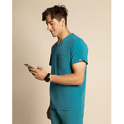 TOP HOMBRE COMFORT TEAL BLUE