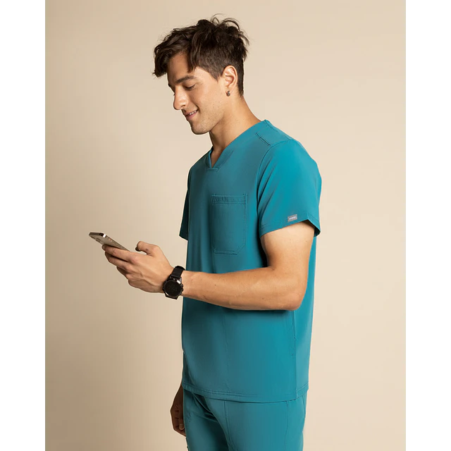 TOP HOMBRE COMFORT TEAL BLUE