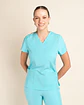 TOP MUJER SPORT STRETCH TURQUESA - Miniatura 1
