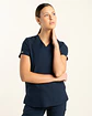 TOP MUJER SPORT STRETCH AZUL MARINO - Miniatura 1
