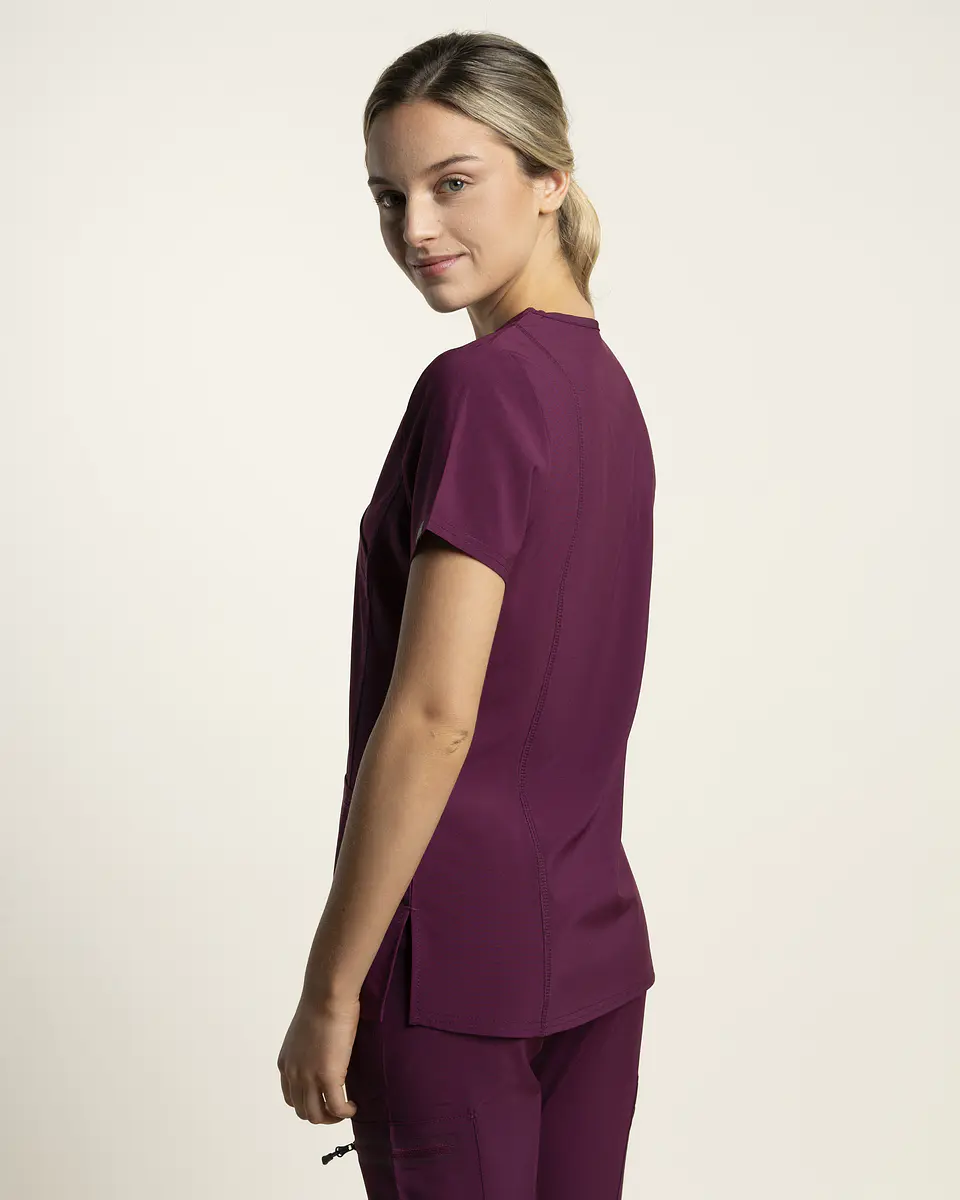 TOP MUJER SPORT STRETCH BURDEO 2