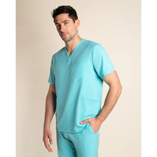 TOP HOMBRE SPORT STRETCH TURQUESA