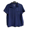 Talla M Scrub hombre azul marino elasticado $8000