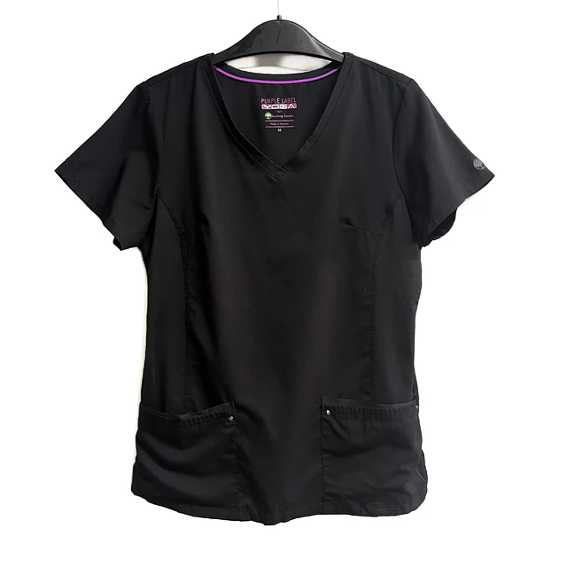 Talla M Scrub negro mujer Purple Lebel elasticado $8000