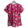 Talla L Scrub mujer fucsia Dickies diseño perros y gatos semielasticado $8000