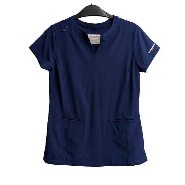 Talla S Scrub mujer azul marino Skechers elasticado $8000