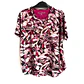 Talla L Scrub mujer diseño hojas elasticado  - Miniatura 1