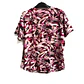 Talla L Scrub mujer diseño hojas elasticado  - Miniatura 2