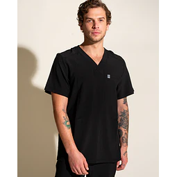 TOP HOMBRE SPORT STRETCH NEGRO