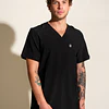 TOP HOMBRE SPORT STRETCH NEGRO