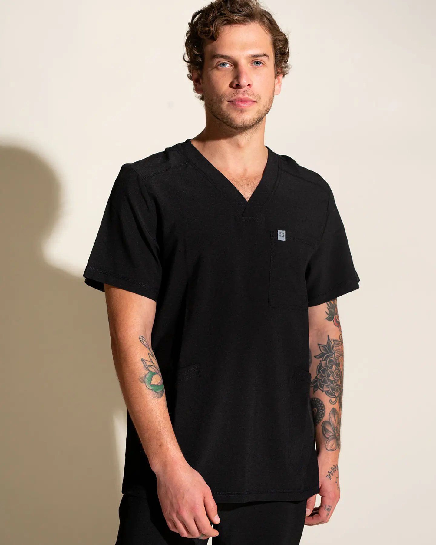 TOP HOMBRE SPORT STRETCH NEGRO 1