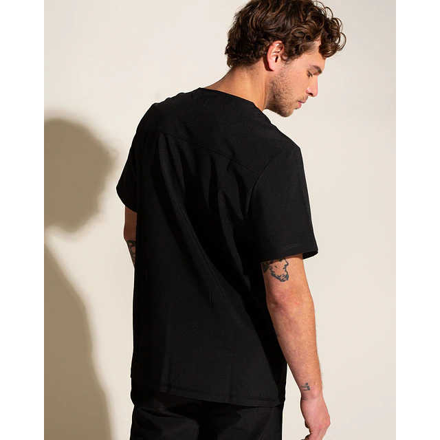 TOP HOMBRE SPORT STRETCH NEGRO