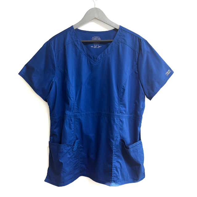 Talla XL Scrub mujer azul rey Cherokee $8000