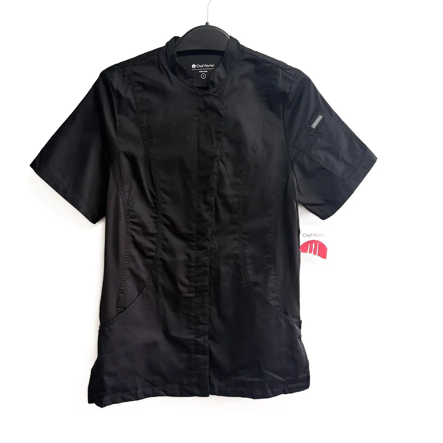 Talla S mujer Chaqueta manga corta negro NUEVA $9000 1
