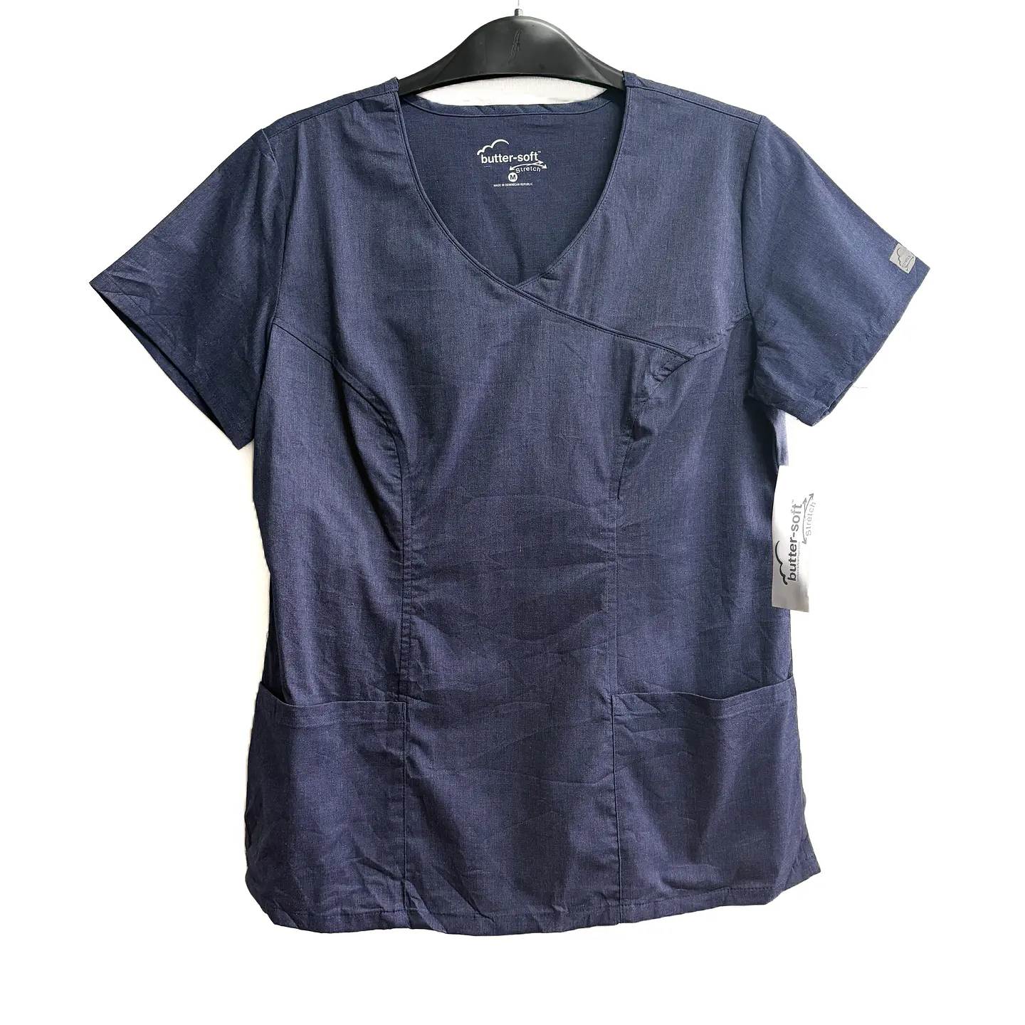 Talla M Scrub mujer gris azulado Buttersoft NUEVO  1