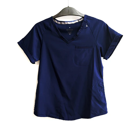 Talla XS Scrub mujer azul marino elasticado $8000