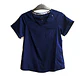 Talla XS Scrub mujer azul marino elasticado $8000 - Miniatura 1