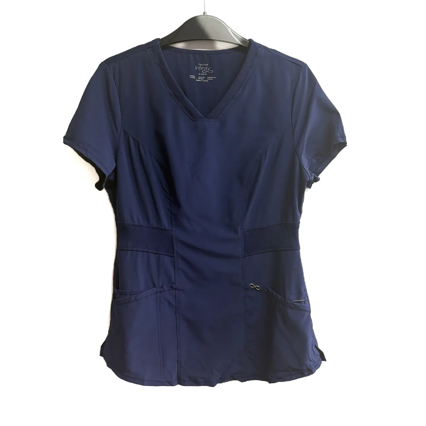 Talla S Scrub mujer azul marino elasticado Cherokee Infinity $8000 1