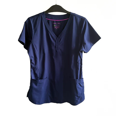 Talla M Scrub mujer azul marino $7000