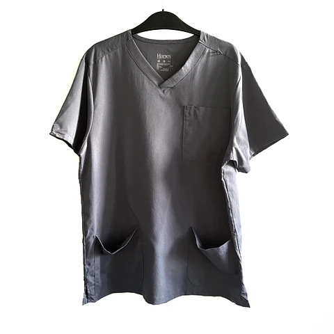 Talla L Scrub hombre gris $7000