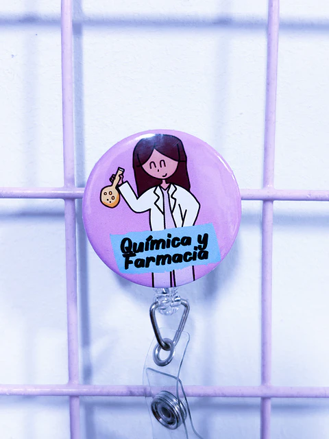 Portacredencial Química y Farmacia