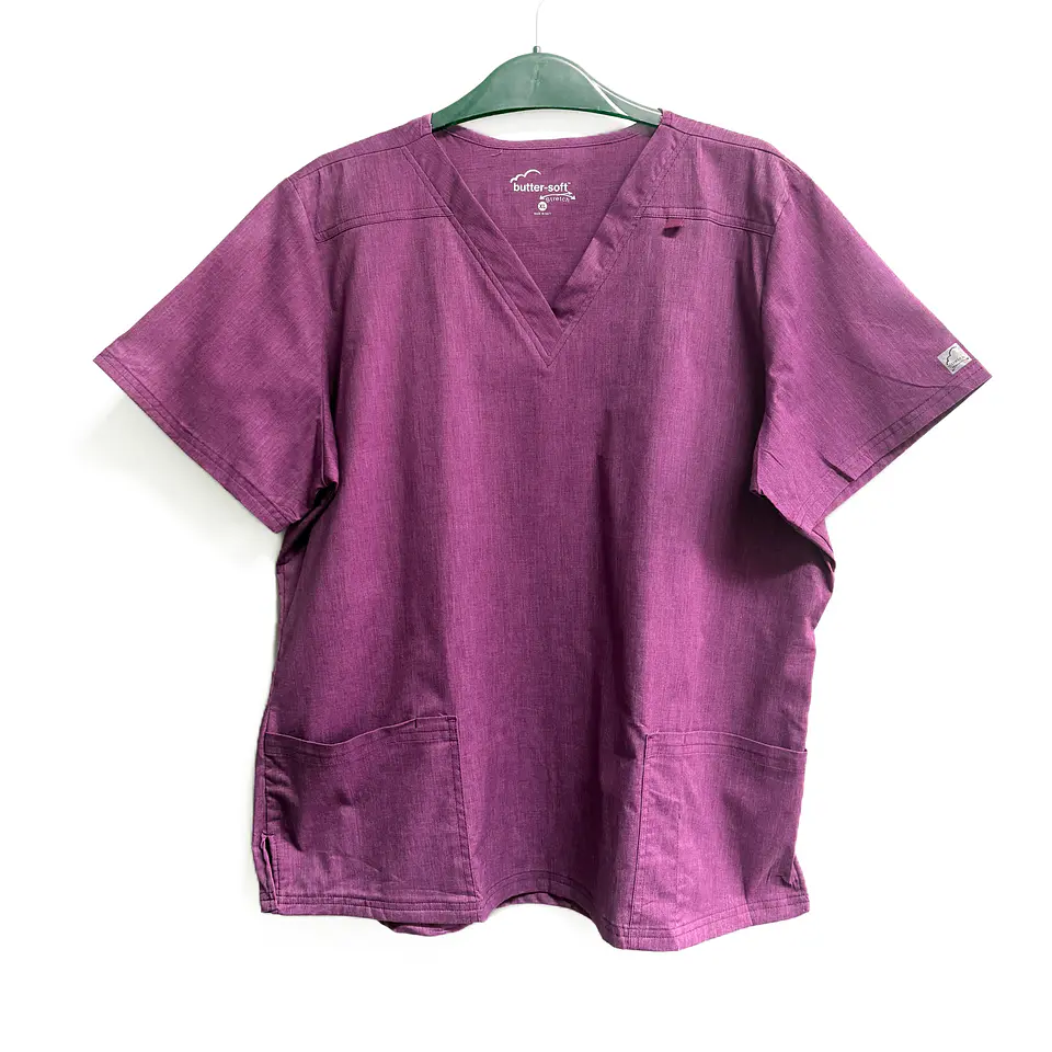 Talla XL Scrub mujer morado semielasticado $8000 1