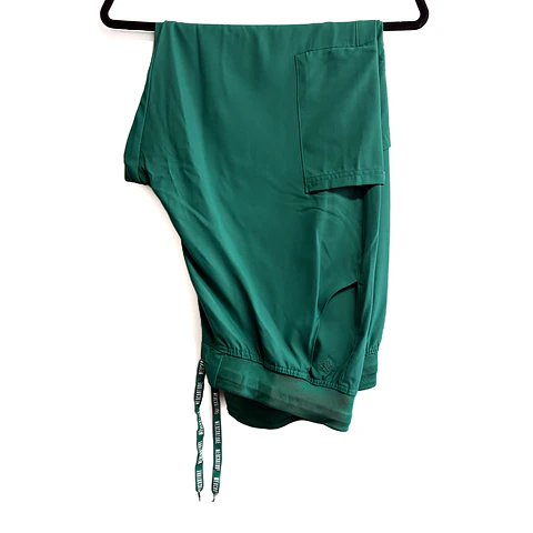 Talla XL Pantalon verde semielasticado $7000